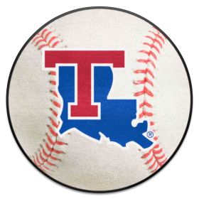 Louisiana Tech Baseball Mat 27" diameter