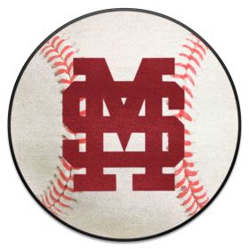 Mississippi State Baseball Mat 27" diameter