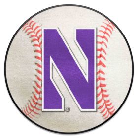 Northwestern Baseball Mat 27" diameter