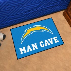 NFL - Los Angeles Chargers Man Cave Starter Rug 19"x30"