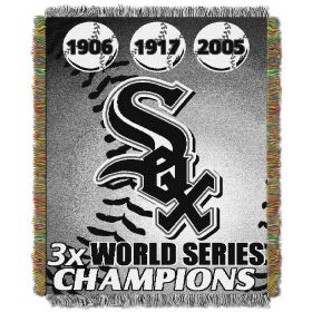 White Sox CS OFFICIAL Major League Baseball; Commemorative 48"x 60" Woven Tapestry Throw by The Northwest Company
