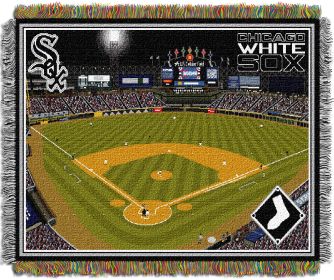 Cellular Field OFFICIAL Major League Baseball; "Stadium" 48"x 60" Woven Tapestry Throw by The Northwest Company